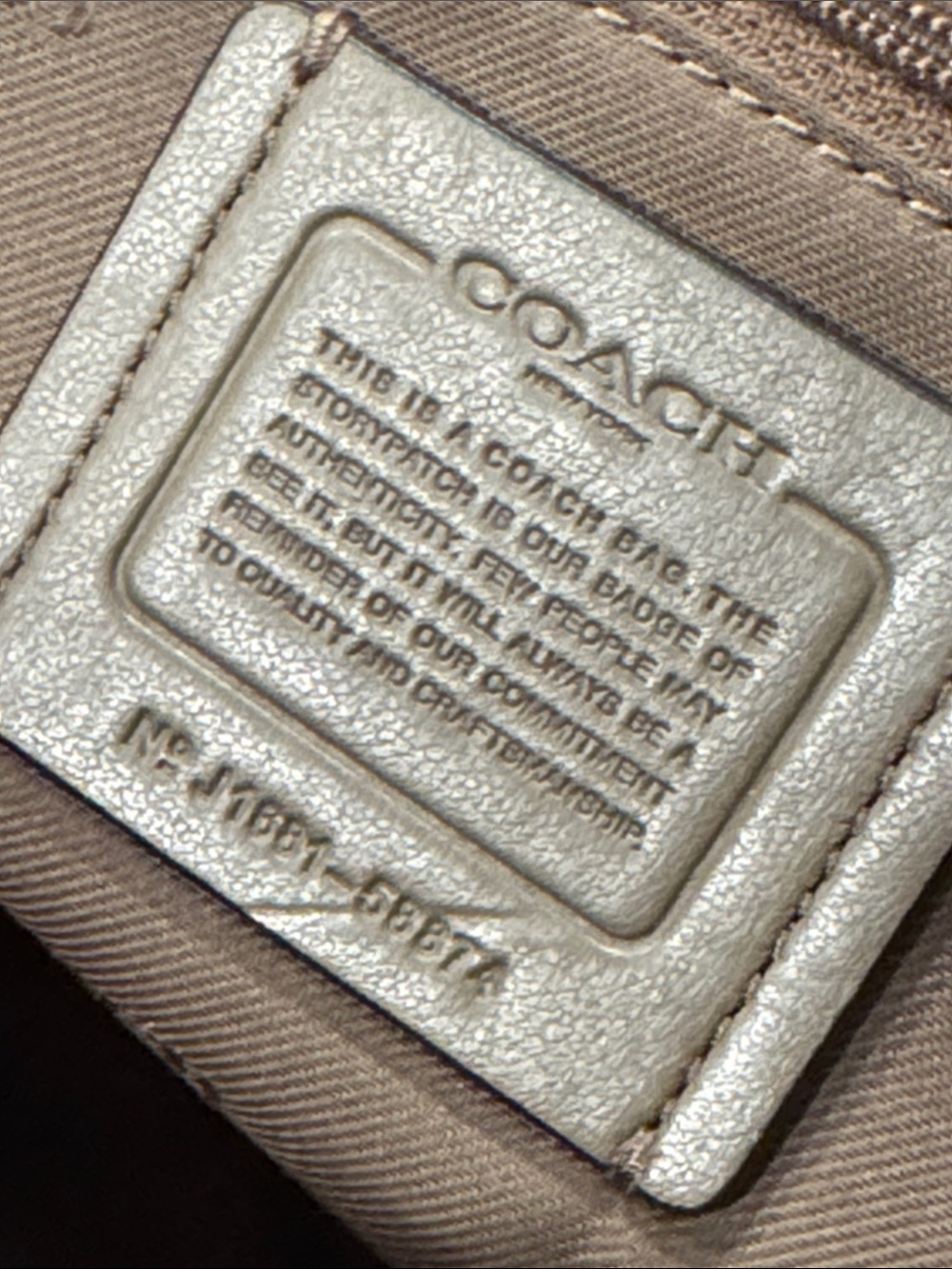 Coach Bag Prairie Brown Pebbled Leather Satchel - Picture 11 of 17